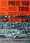 Programme cover of Innsbruck Airport, 09/10/1977