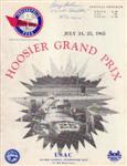 Programme cover of Indianapolis Raceway Park, 25/07/1965