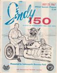 Programme cover of Indianapolis Raceway Park, 23/07/1967