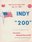 Programme cover of Indianapolis Raceway Park, 27/07/1969