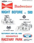 Programme cover of Indianapolis Raceway Park, 28/05/1988