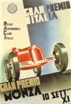 Programme cover of Monza, 10/09/1933