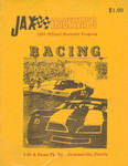 Programme cover of Jax Raceways, 1983