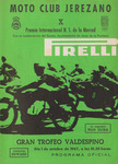 Programme cover of Jerez de la Frontera, 01/10/1967