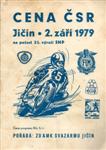 Programme cover of Jicín, 02/09/1979
