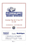 Programme cover of Karlskoga Motorstadion, 18/05/1959