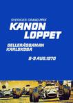 Programme cover of Karlskoga Motorstadion, 09/08/1970