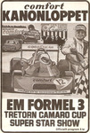 Programme cover of Karlskoga Motorstadion, 13/08/1978