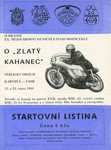 Programme cover of Karviná, 24/08/1986