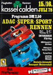 Programme cover of Kassel-Calden Airport, 16/07/1978