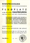 Programme cover of Kaufbeuren, 16/05/1971