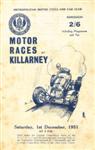 Programme cover of Killarney, 01/12/1951