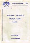 Programme cover of Killarney, 05/12/1981