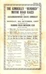 Programme cover of Alexandersfontein Circuit, 04/10/1937