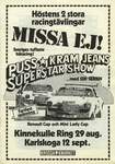 Programme cover of Kinnekulle Ring, 29/08/1976