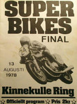 Programme cover of Kinnekulle Ring, 13/08/1978