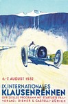 Programme cover of Klausen Hill Climb, 07/08/1932