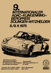 Programme cover of Klingenring Hill Climb, 09/11/1975