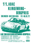 Programme cover of Klingenring Hill Climb, 18/09/1977