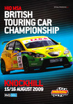 Programme cover of Knockhill Racing Circuit, 16/08/2009