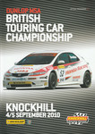 Programme cover of Knockhill Racing Circuit, 05/09/2010