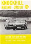 Programme cover of Knockhill Racing Circuit, 13/06/1976