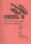 Programme cover of Knockhill Racing Circuit, 28/09/1980