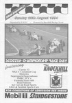 Programme cover of Knockhill Racing Circuit, 28/08/1994