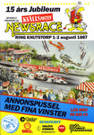 Programme cover of Ring Knutstorp, 02/08/1987