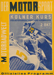 Programme cover of Köln Kurs, 02/10/1949