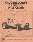 Programme cover of Krugersdorp Hill Climb, 28/09/1957