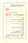 Programme cover of Krugersdorp Hill Climb, 23/09/1967