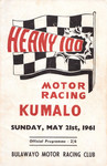 Programme cover of James McNeillie Circuit, 21/05/1961