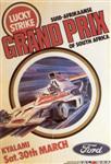 Programme cover of Kyalami Grand Prix Circuit, 30/03/1974