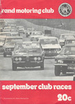 Programme cover of Kyalami Grand Prix Circuit, 06/09/1975