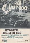 Programme cover of Kyalami Grand Prix Circuit, 09/08/1980