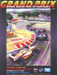 Programme cover of Laguna Seca Raceway, 14/10/2001