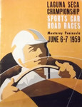 Programme cover of Laguna Seca Raceway, 07/06/1959