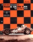 Programme cover of Laguna Seca Raceway, 22/10/1961
