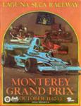 Programme cover of Laguna Seca Raceway, 13/10/1974