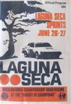 Programme cover of Laguna Seca Raceway, 27/06/1976