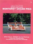Programme cover of Laguna Seca Raceway, 14/10/1979