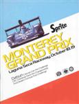 Programme cover of Laguna Seca Raceway, 19/10/1980