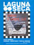 Programme cover of Laguna Seca Raceway, 05/05/1985