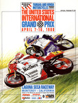 Programme cover of Laguna Seca Raceway, 10/04/1988