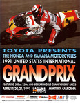 Programme cover of Laguna Seca Raceway, 21/04/1991