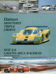 Programme cover of Laguna Seca Raceway, 03/05/1981