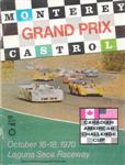 Programme cover of Laguna Seca Raceway, 18/10/1970