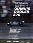Programme cover of Laguna Seca Raceway, 21/10/1984
