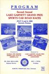 Programme cover of Lake Garnett, 04/07/1960